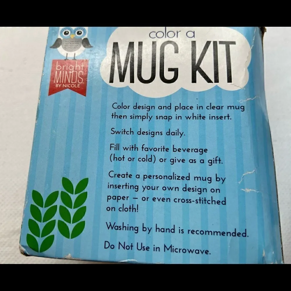 Color a Mug Kit - Bright Minds by Nicole.